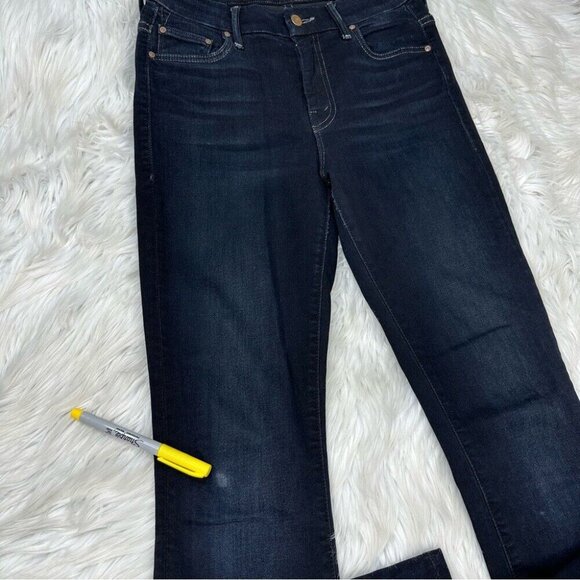 Mother Women’s High Waisted The Looker Coffee Tea or Me Skinny Jeans W25-26/L27 - Picture 7 of 13